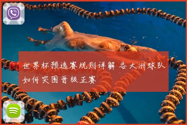 世界杯预选赛规则详解 各大洲球队如何突围晋级正赛